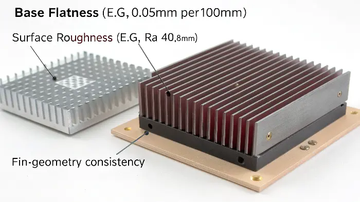 High-performance CPU heatsink with polished base