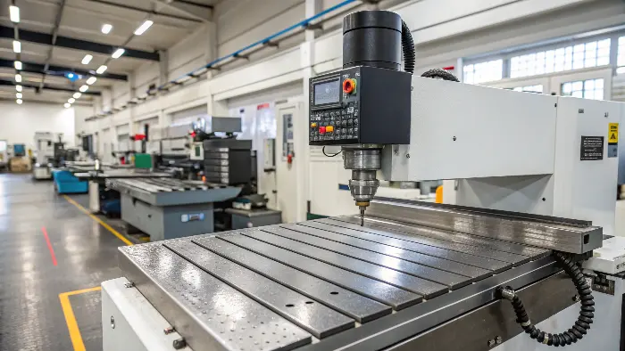 Modern Chinese CNC machine factory