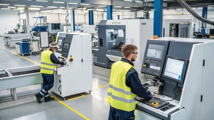 CNC machine manufacturing facility