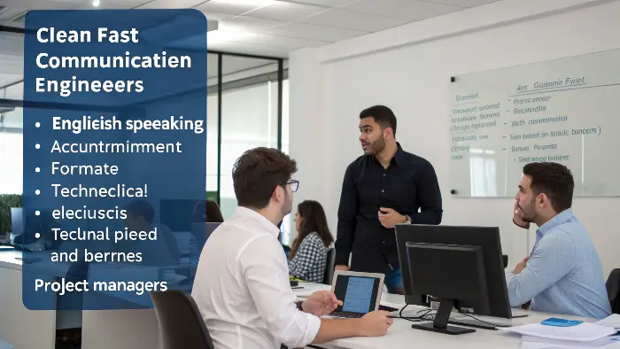 An engineer having a clear video call with a project manager in China