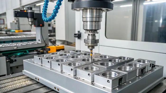 Identical CNC machined parts