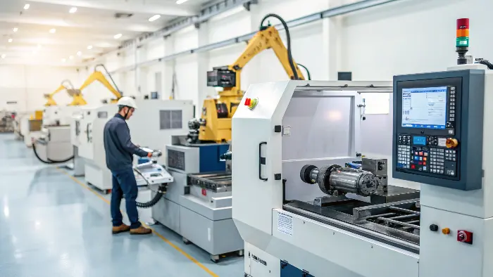 A variety of complex CNC machined parts for different industries