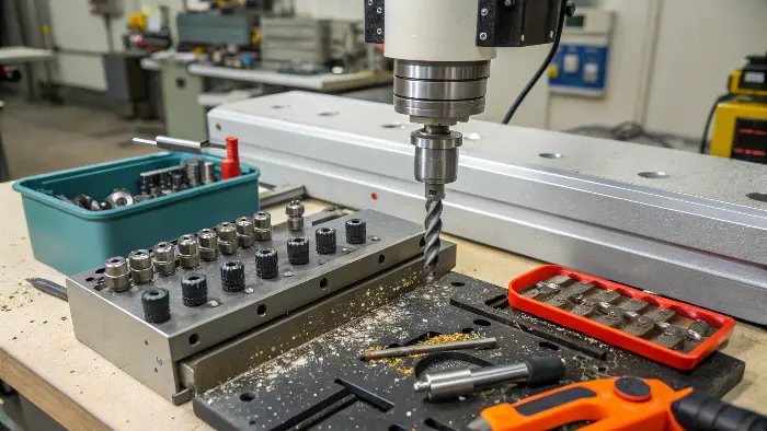 CNC machine specifications and tooling