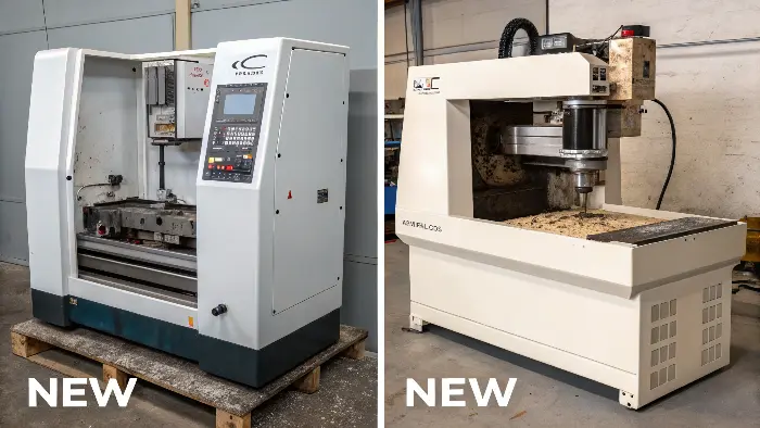 Comparing New and Old CNC Machines