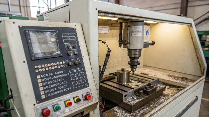 Inspecting a Used CNC Machine