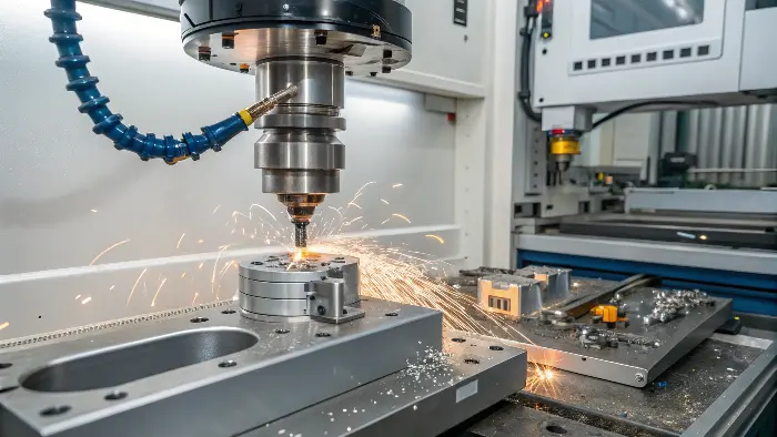 CNC machined parts showcasing precision
