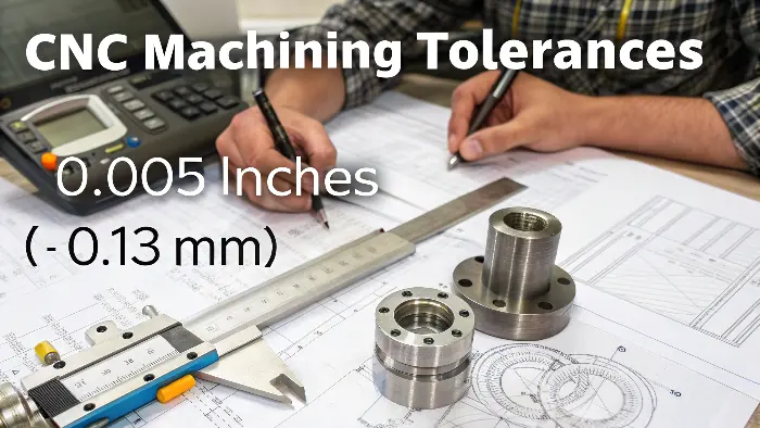 A close-up of a digital caliper measuring a precision-machined metal part.