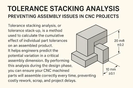 A complex mechanical assembly drawing showing multiple parts and tolerances.