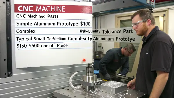 A variety of CNC machined parts with different complexities and sizes