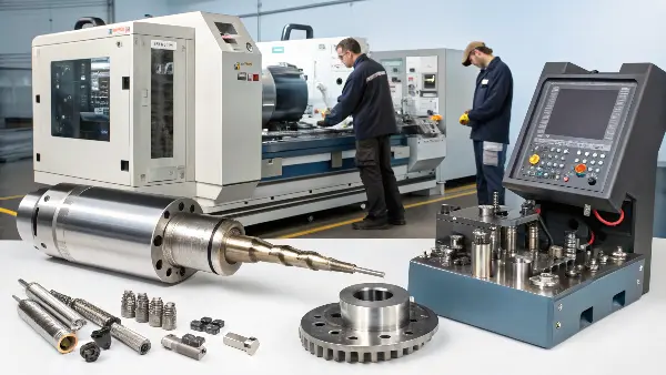 CNC machined parts for aerospace, medical, and automotive industries