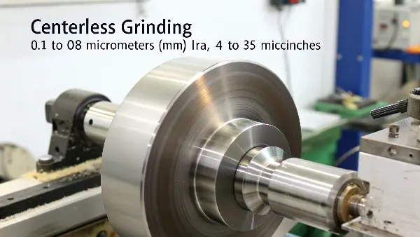 A close-up view of a caliper measuring the diameter of a polished metal rod