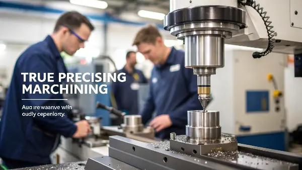 a machinist using a CMM to inspect a high-tolerance CNC part
