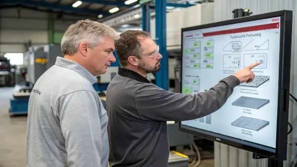 CNC Part Surface Finishes Various CNC machined parts with different surface finishes like anodizing, bead blasting, and painting.