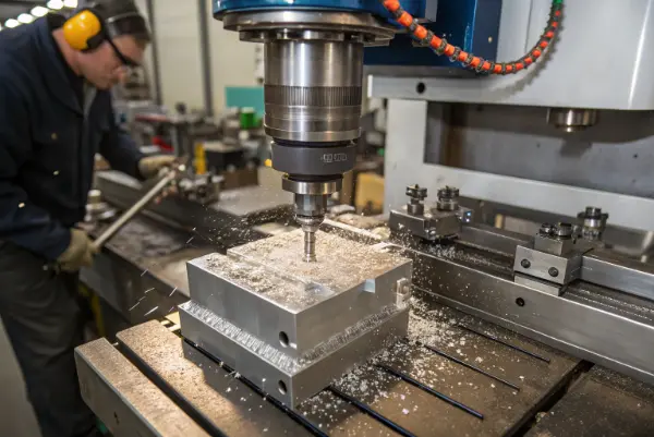 Machining Hard Materials like Inconel A CNC machine slowly cutting a piece of a very hard, dark metal like Inconel