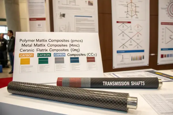 Diagram showing the four types of composite materials