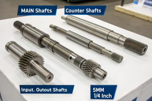Different types of automotive transmission shafts